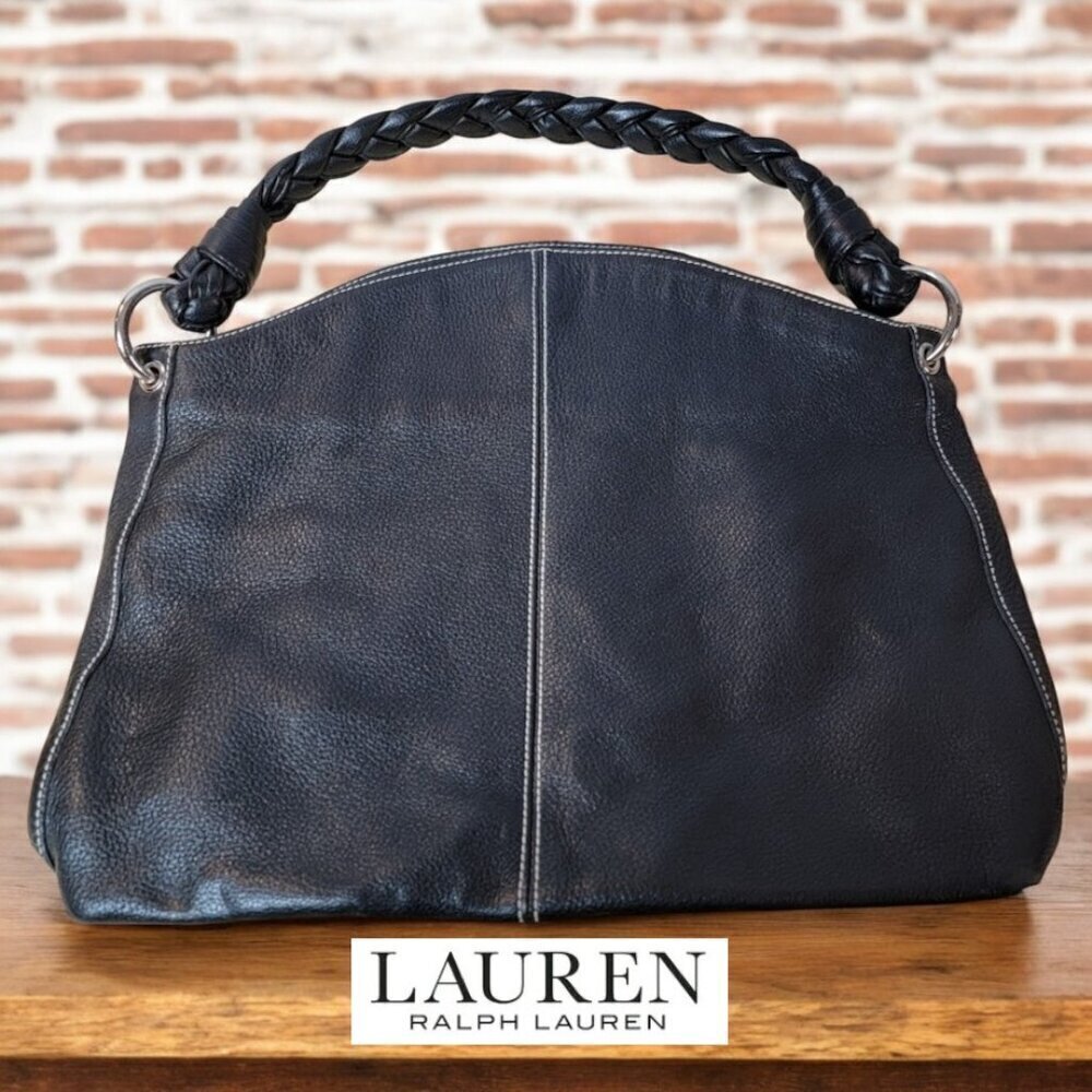 Lauren Ralph Lauren Leather Shoulder Bag